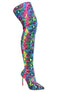 COLORFUL SNAKE KNEE HIGH